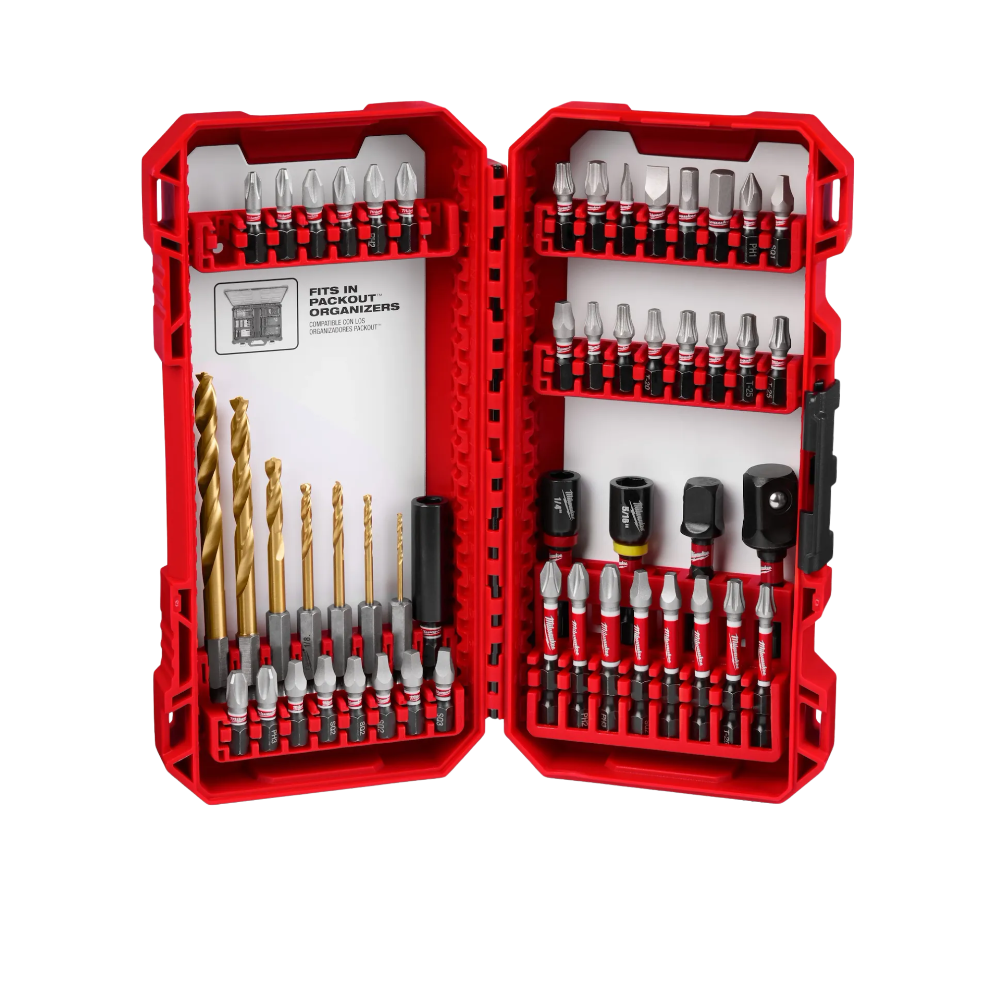 Milwaukee 50PC SHOCKWAVE Impact Duty Drill & Drive Set